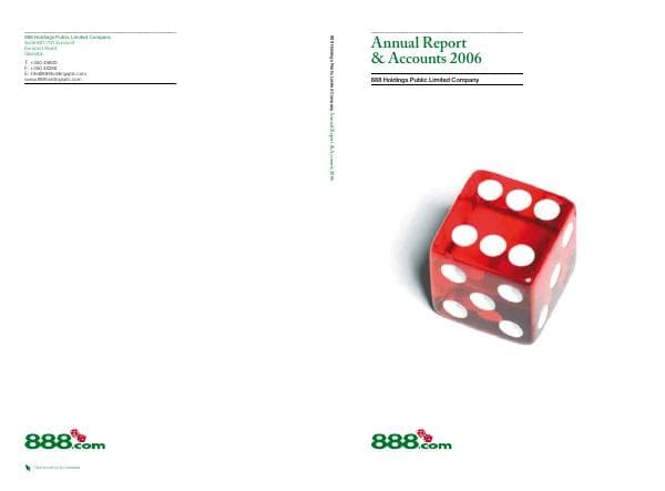 888 Holdings plc_2006_Annual_Report