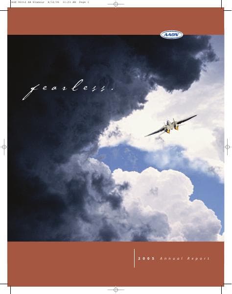 AAON Inc._2005_Annual_Report