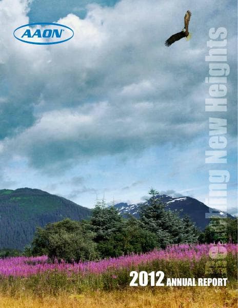 AAON Inc._2012_Annual_Report