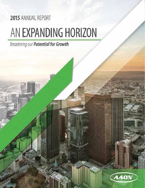 AAON Inc._2015_Annual_Report