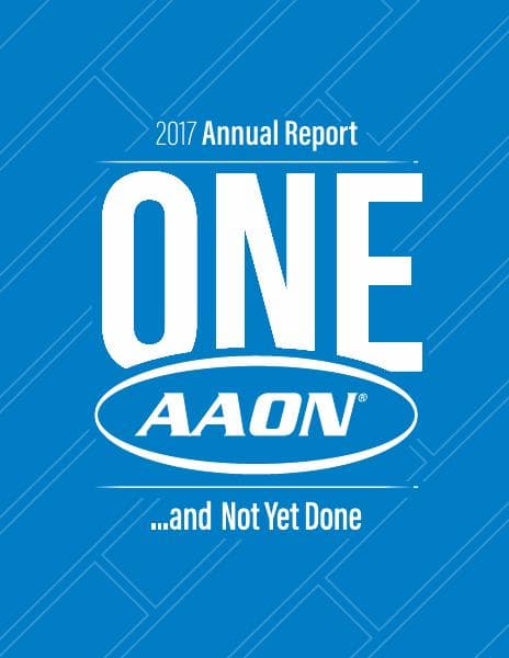 AAON Inc._2017_Annual_Report