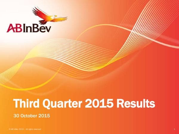 AB_InBev_3Q15_Investor%20Presentation_Adjusted_Final