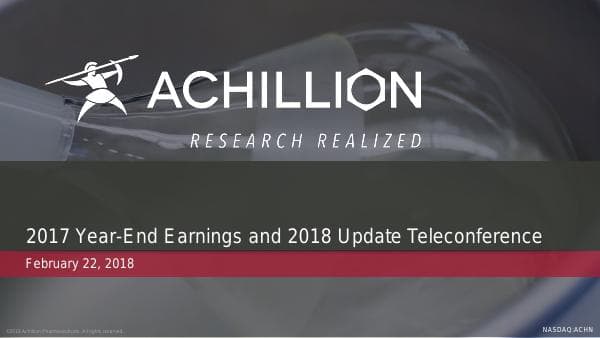 Achillion Pharmaceuticals_February_2018_608_22608