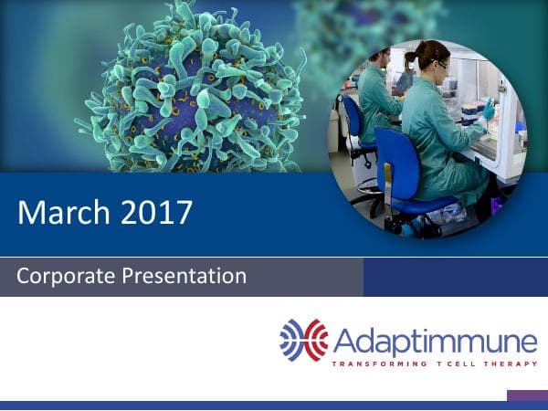 Adaptimmune Therapeutics_March_2017_786_7786