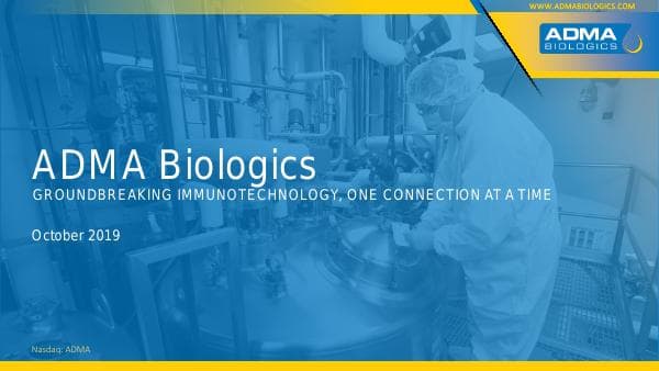 ADMA Biologics_October_2019_918_46918