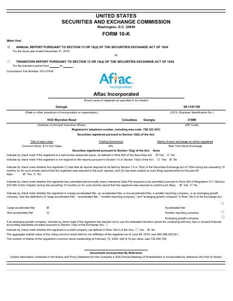 AFLAC Inc._2019_Annual_Report