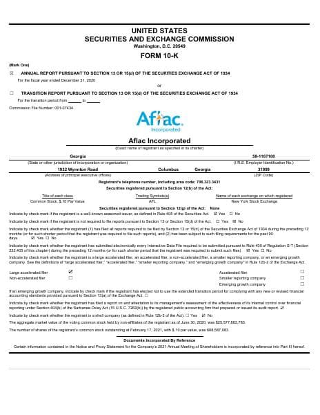 AFLAC Inc._2020_Annual_Report