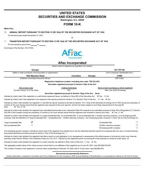 AFLAC Inc._2021_Annual_Report