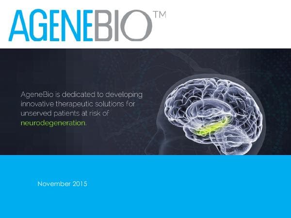 AgeneBio-Corporate-Presentation-November15