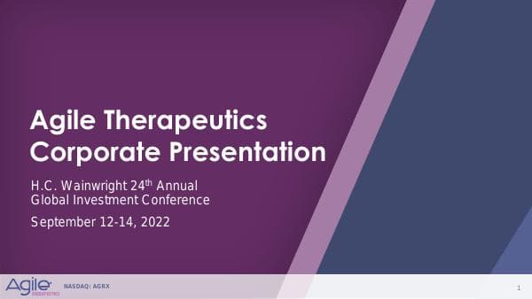 Agile Therapeutics_September_2022_450_87450