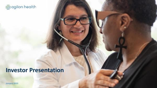 agilon-JPM-Healthcare-Conference-2023