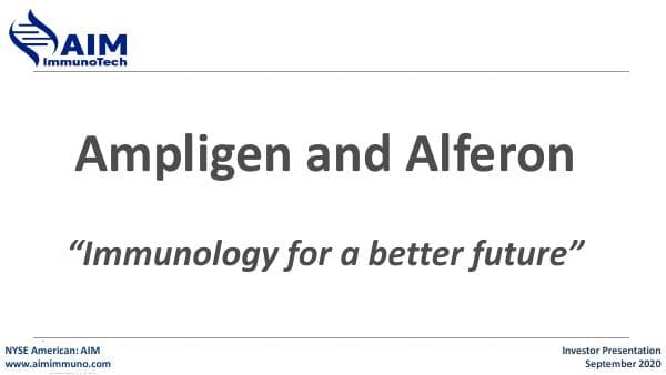 AIM ImmunoTech_September_2020_210_60210