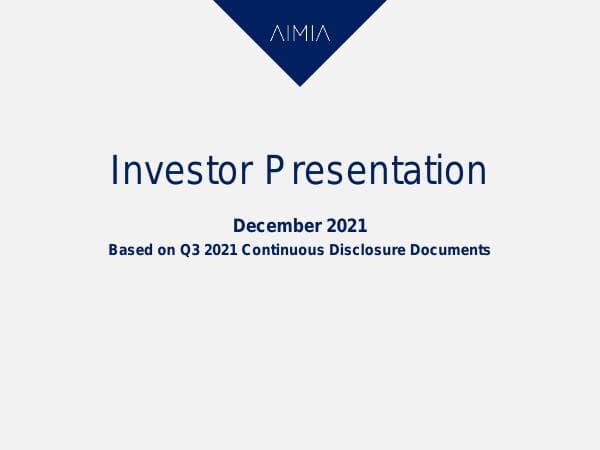 AIMIA-Investor-Presentation-Q3-2021