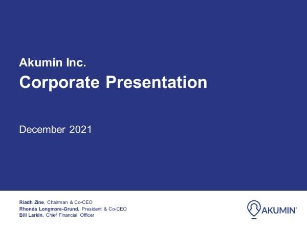 AKU-Q3-2021-Investor-Presentation