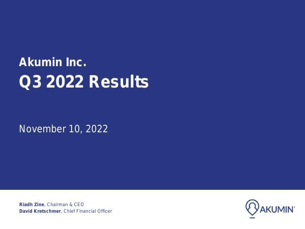 AKU-Q3-2022-Investor-Presentation