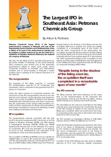 albar&partners_petchem%20ipo%20case%20study_published%20april%202011