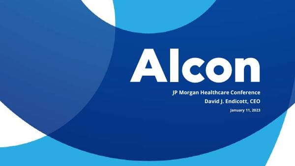 Alcon-2023-JP-Morgan-Healthcare-Conference-Presentation