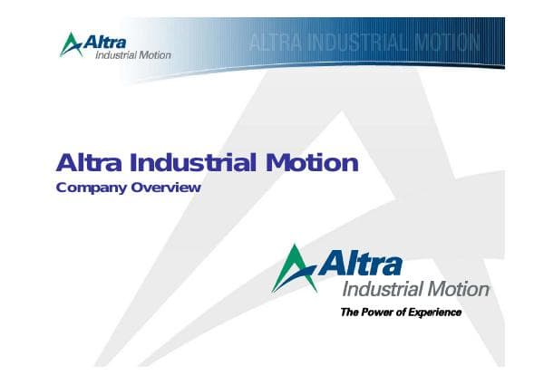 ALTRA__company_presentation_en