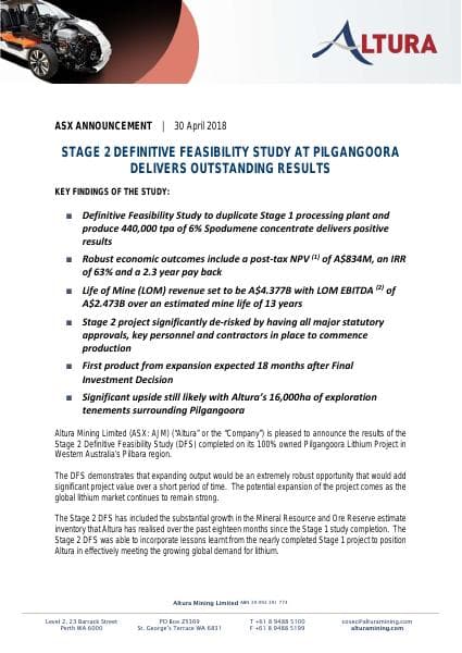 AlturaMining-Pilgangoora-DFS-2018
