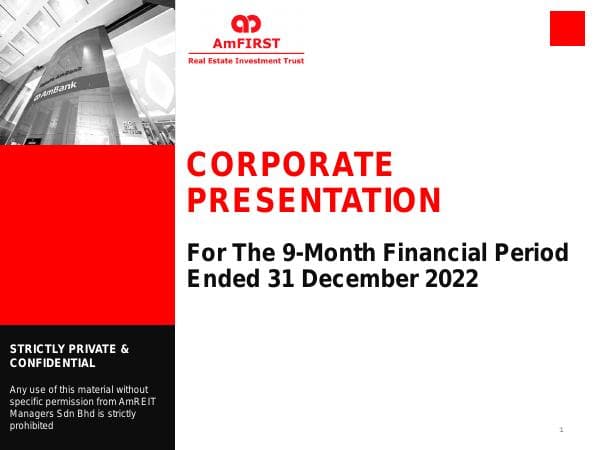 AmFIRST%20REIT%20-%20Corporate%20presentation%203Q%20FY2023