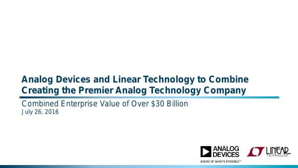 Analog-Devices-and-Linear-Technology-Presentation