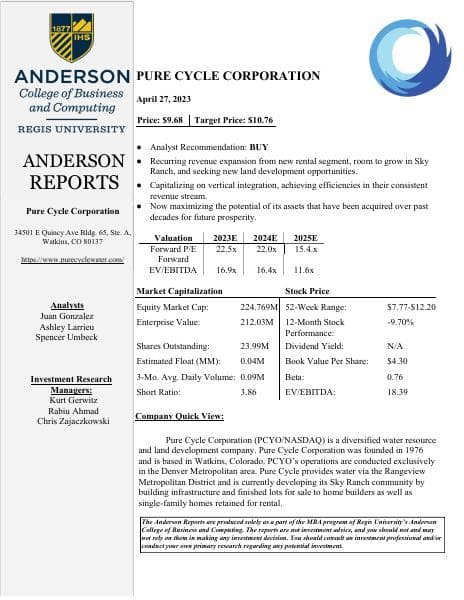 anderson-reports-pure-cycle