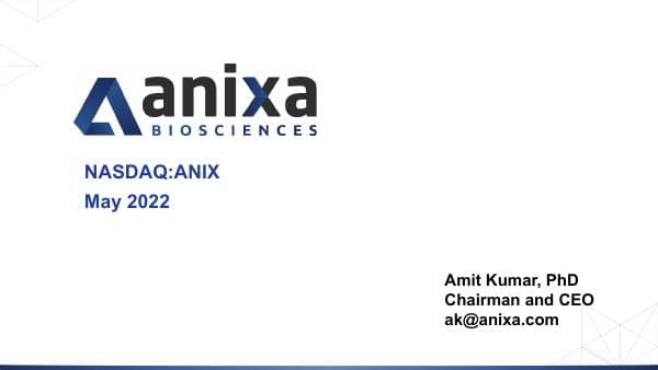 Anixa Biosciences_May_2022_150_84150