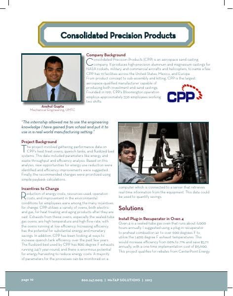 Anshul-Gupta-Consolidated-Precision-Products-summary