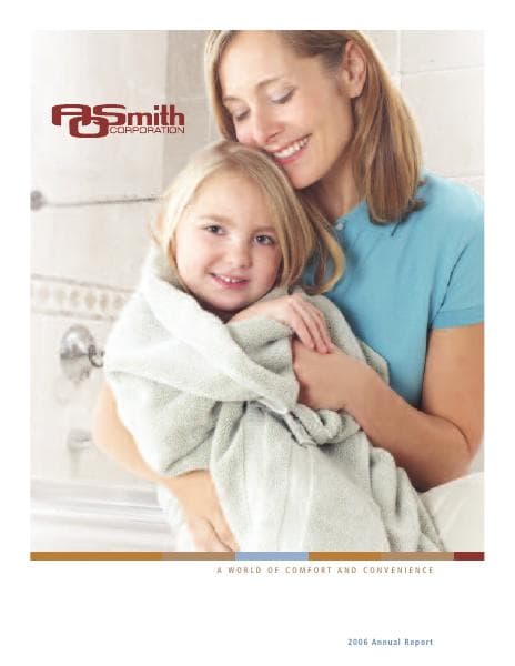 AO Smith Corporation_2006_Annual_Report
