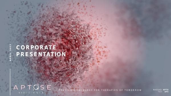 Aptose+Corporate+Presentation+April+2023