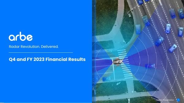 Arbe+Q4+and+FY+2023+Financial+Update