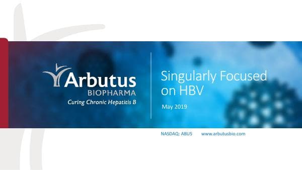 Arbutus BioPharma_May_2019_745_42745