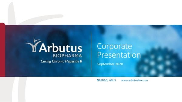 Arbutus BioPharma_September_2020_901_60901