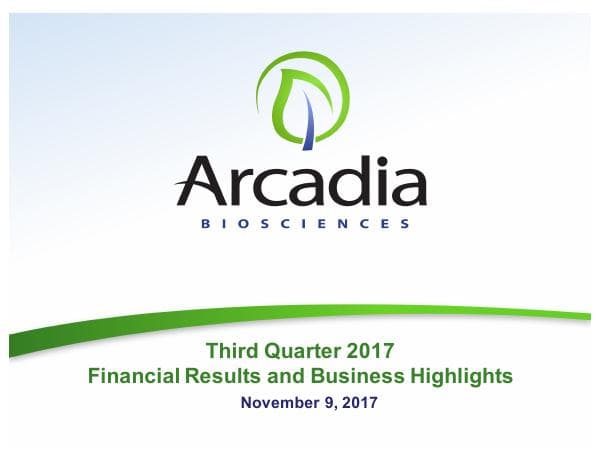 Arcadia Biosciences_November_2017_319_17319