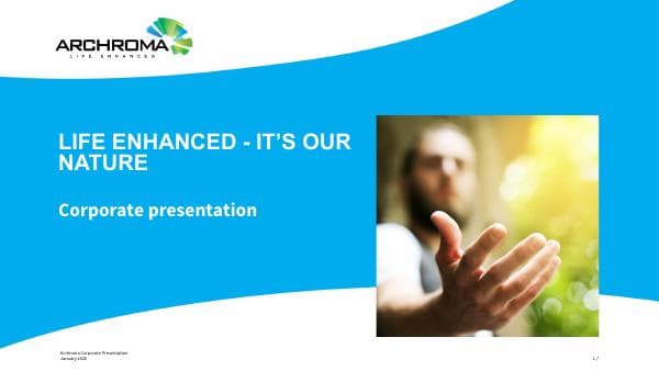 Archroma_CorporatePresentation_January2020