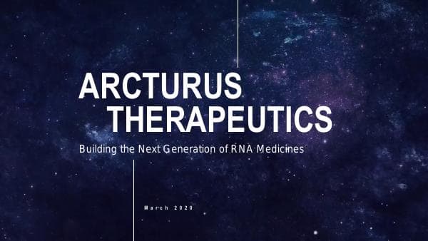 Arcturus Therapeutics_March_2020_493_53493
