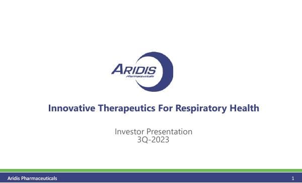 Aridis-Investor-Presentation-3Q2023