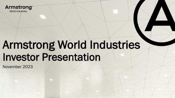 Armstrong-World-Industries-Investor-Presentation-November-2023