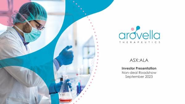 Arovella+Therapeutics+Corporate+Presentation+Sep+2023+FINAL