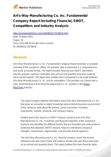 arts_way_manufacturing_co_inc_swot_analysis_bac
