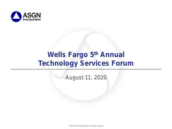 ASGN-Wells-Fargo-Conference-Presentation