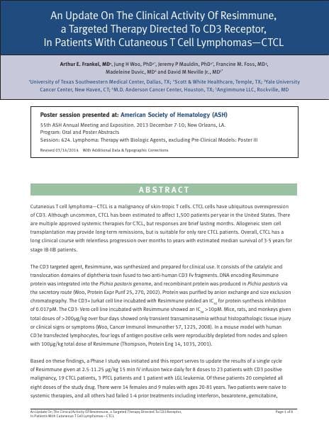 ASH_Poster_Angimmune_CTCL