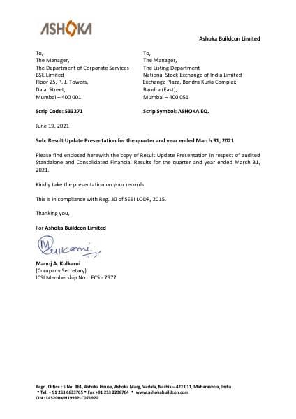 ASHOKA_19062021231850_ABL_BSE_NSE_Presentation_Q4FY21_190621