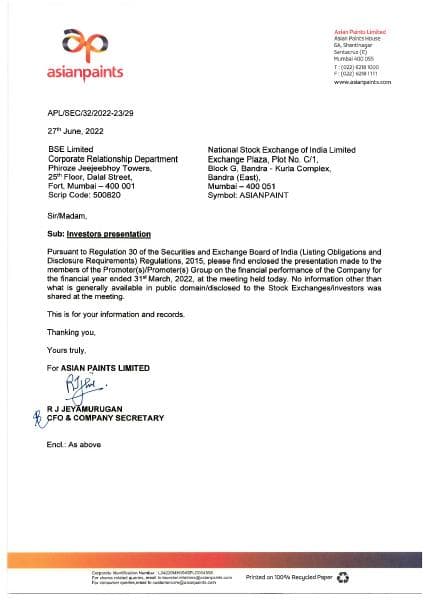 ASIANPAINT_27062022193445_InvestorsPresentation