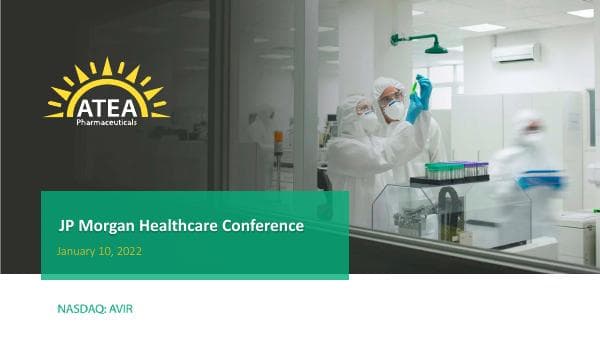 Atea Pharmaceuticals_January_2022_997_77997