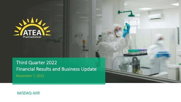 Atea Pharmaceuticals_November_2022_883_88883