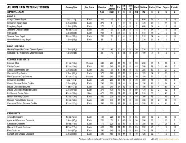 au-bon-pain-nutritional-menu-spring-2021