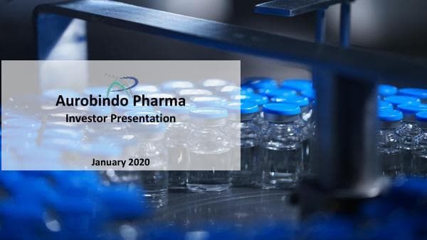 AUROPHARMA_concall_ppt_Jan_2020