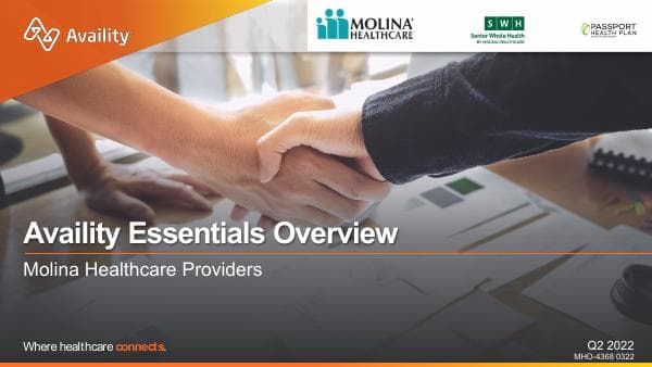 Availity-Essentials-Overview