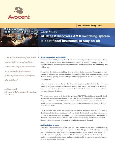 avocent-KHOU-TVCS